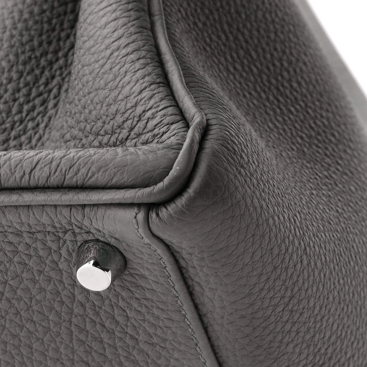 Kelly Handbag Grey Togo with Palladium Hardware 35 - Deep Luxury