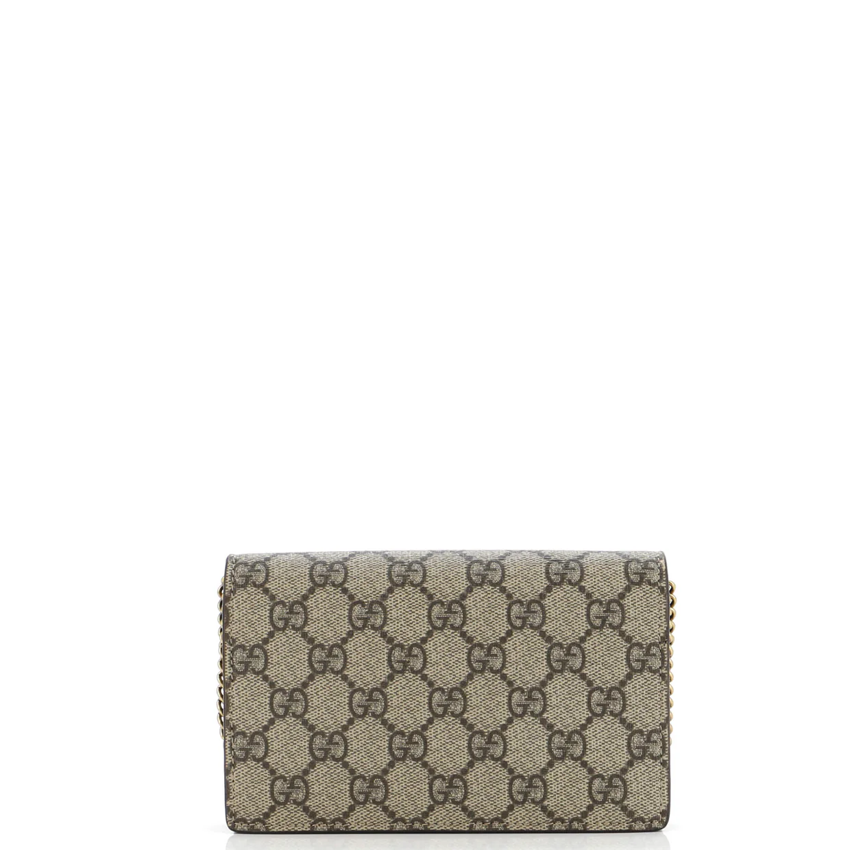 Cherries Wallet on Chain GG Coated Canvas Mini - Deep Luxury