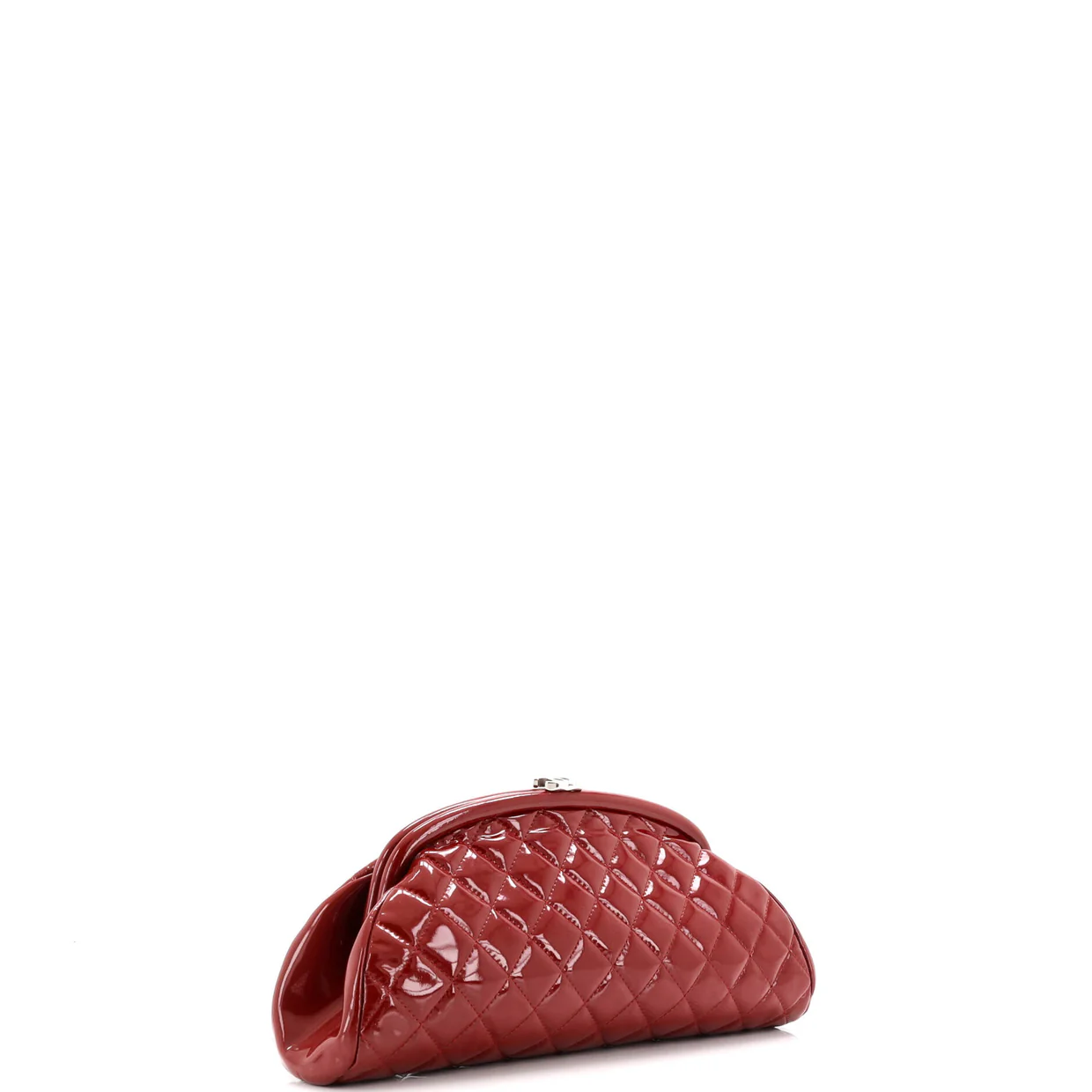 Timeless Clutch Quilted Patent - Deep Luxury