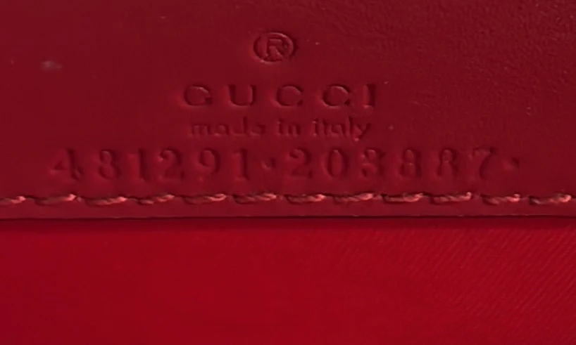 Cherries Wallet on Chain GG Coated Canvas Mini - Deep Luxury