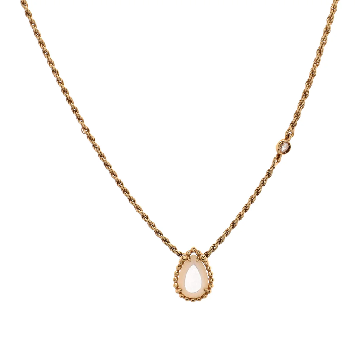 Serpent Boheme Pendant Necklace 18K Yellow Gold and Mother of Pearl Small - Deep Luxury