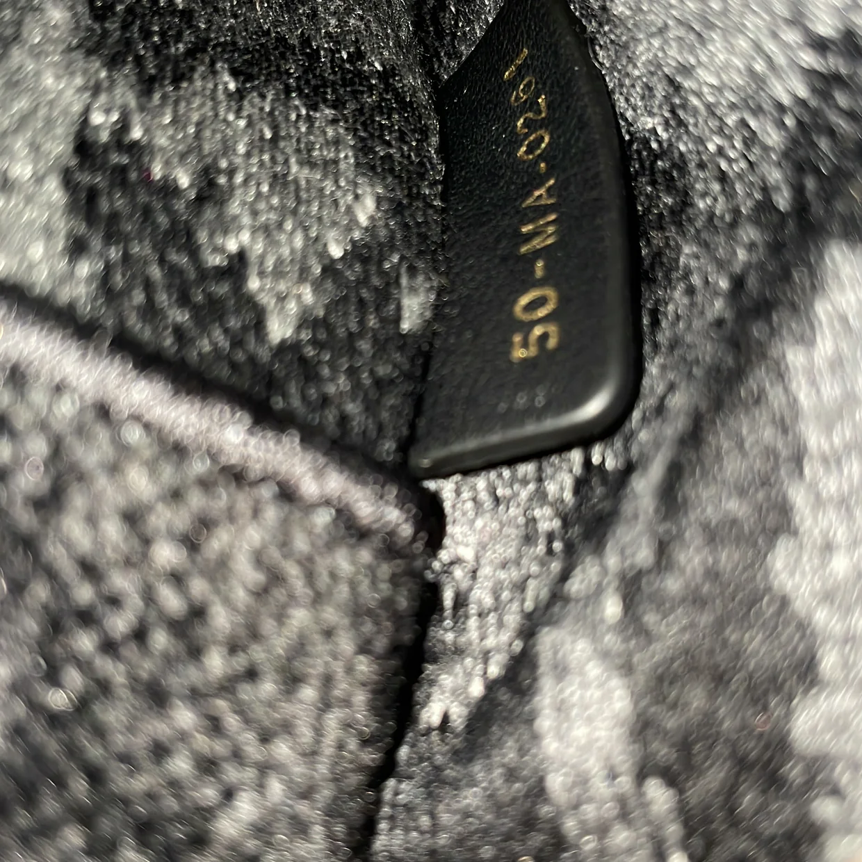 Caro Bag Mizza Embroidered Velvet Medium - Deep Luxury