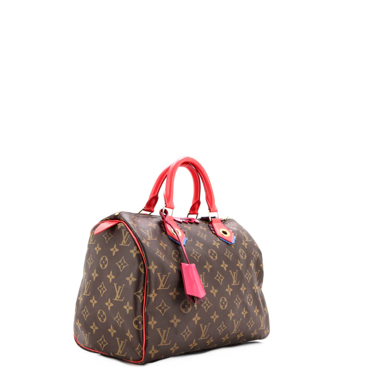 Speedy Handbag Limited Edition Totem Monogram Canvas with Leather 30 - Deep Luxury