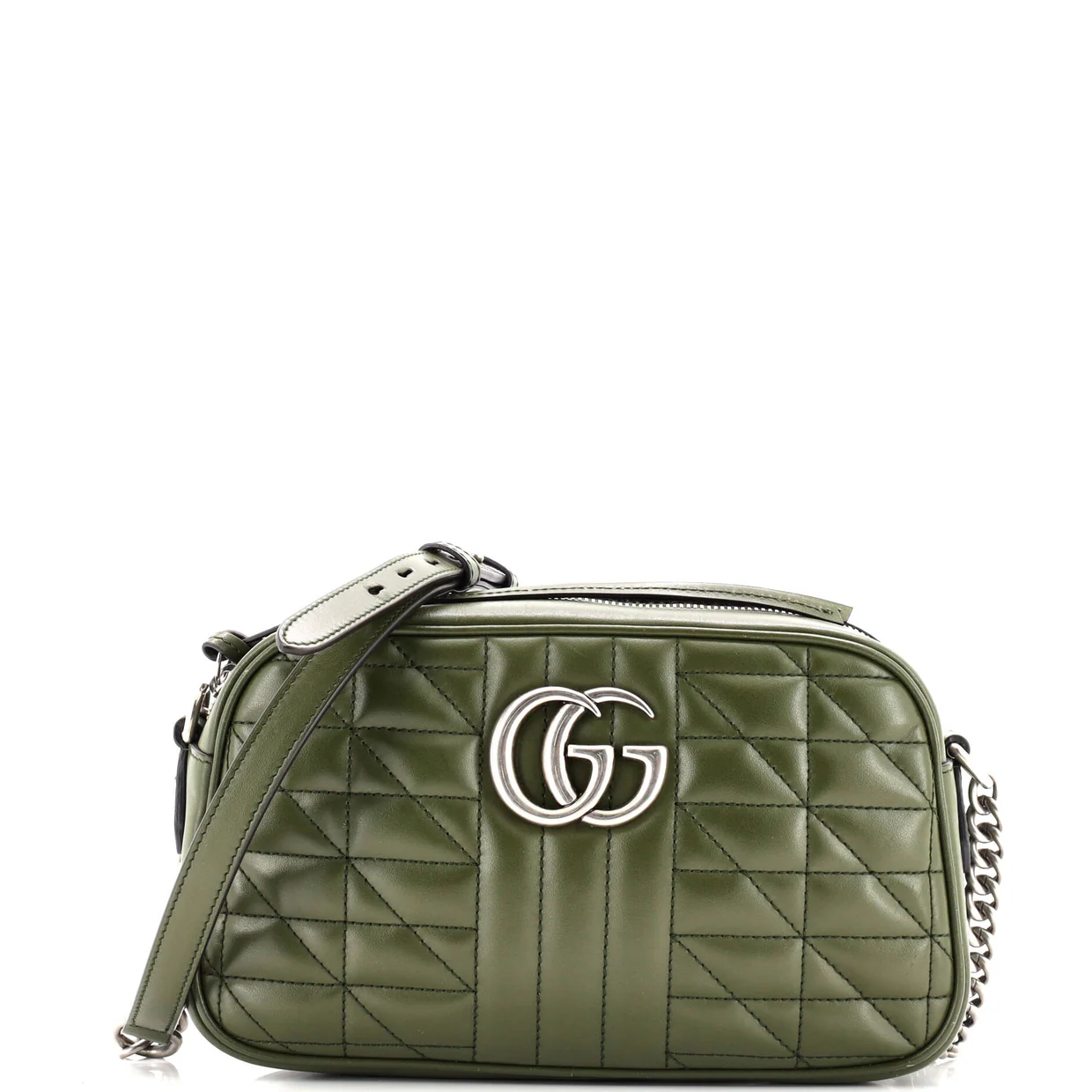 GG Marmont Shoulder Bag Mixed Matelasse Leather Small - Deep Luxury