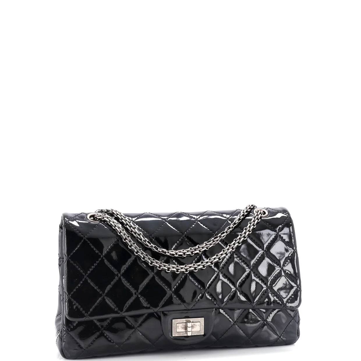 Reissue 2.55 Flap Bag Quilted Patent 227 - Deep Luxury