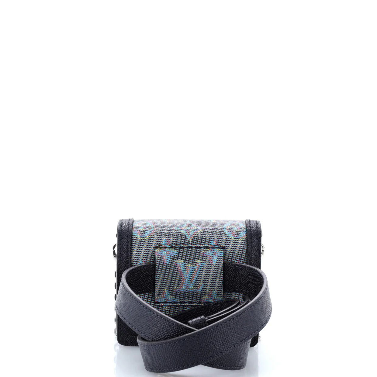 Dauphine Shoulder Bag Damier Monogram LV Pop Canvas Mini - Deep Luxury