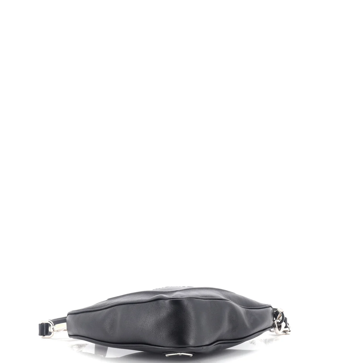 Triangle Logo Zip Crossbody Bag Embossed Grace Lux Small - Deep Luxury
