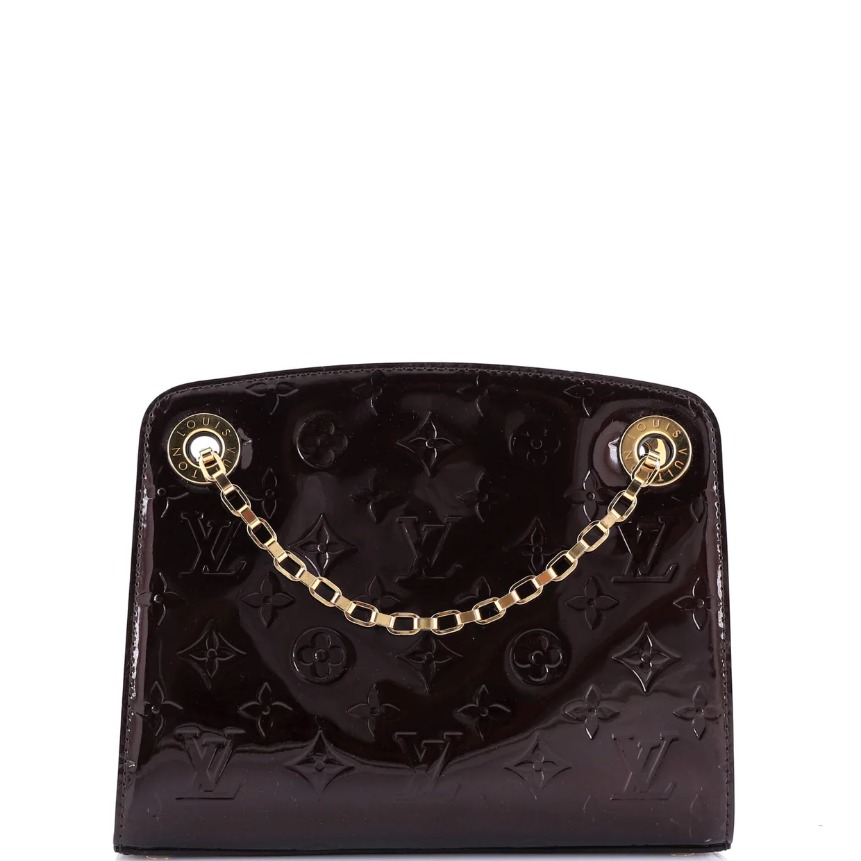 Virginia Handbag Monogram Vernis PM - Deep Luxury