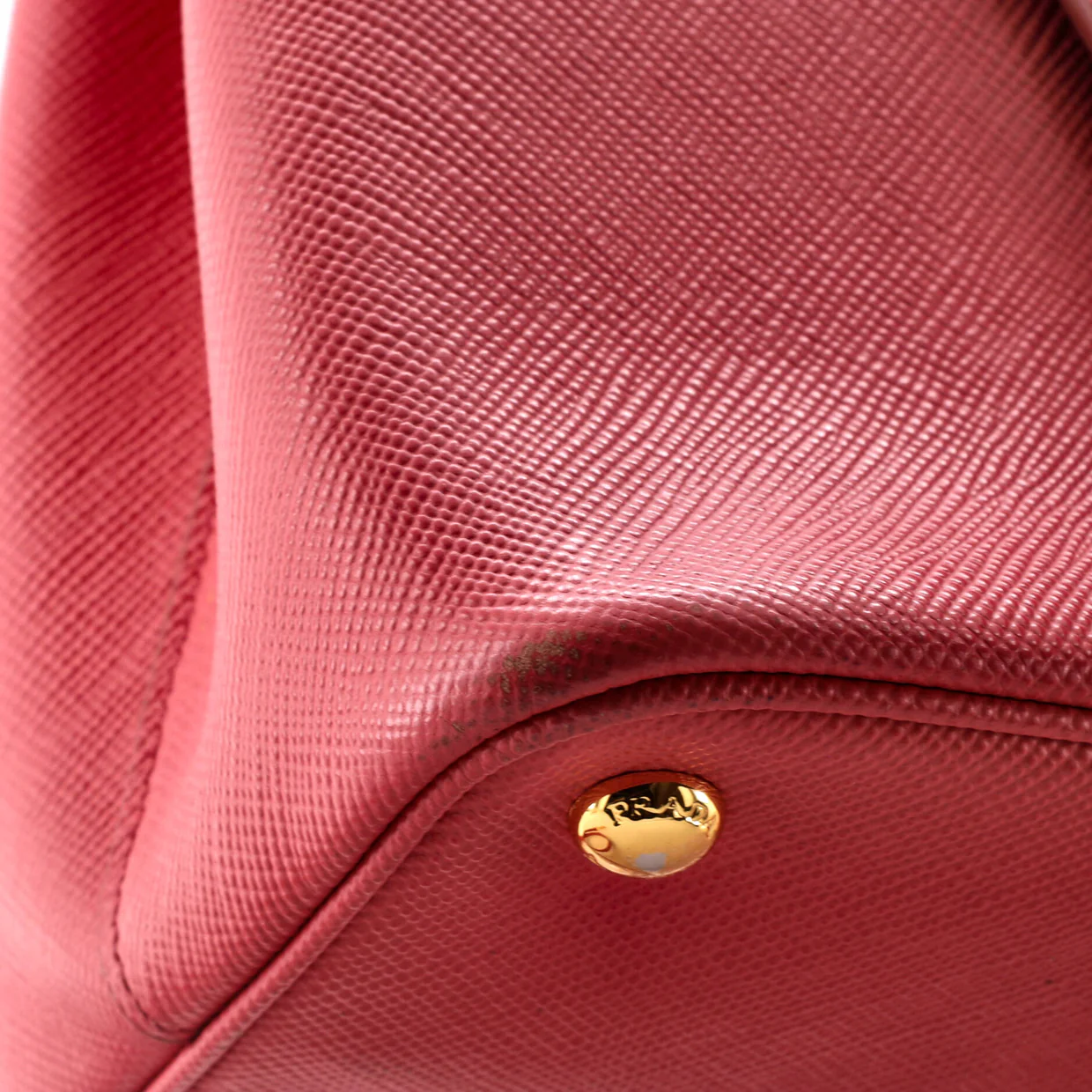 Cuir Double Tote Saffiano Leather Medium - Deep Luxury