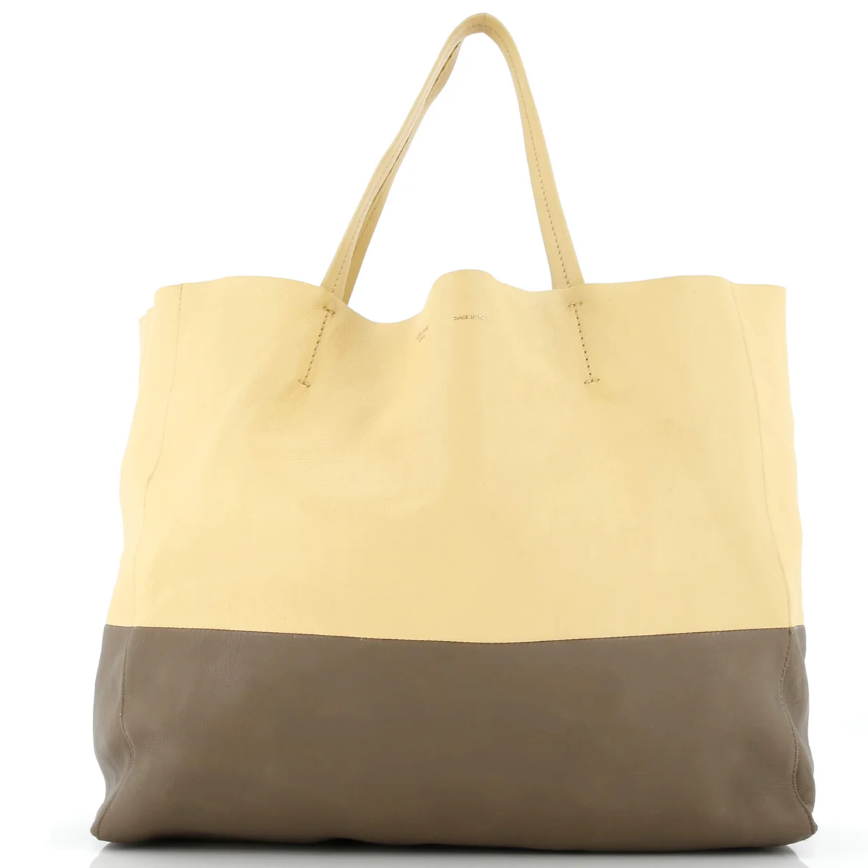 Horizontal Bi-Cabas Tote Leather Large - Deep Luxury