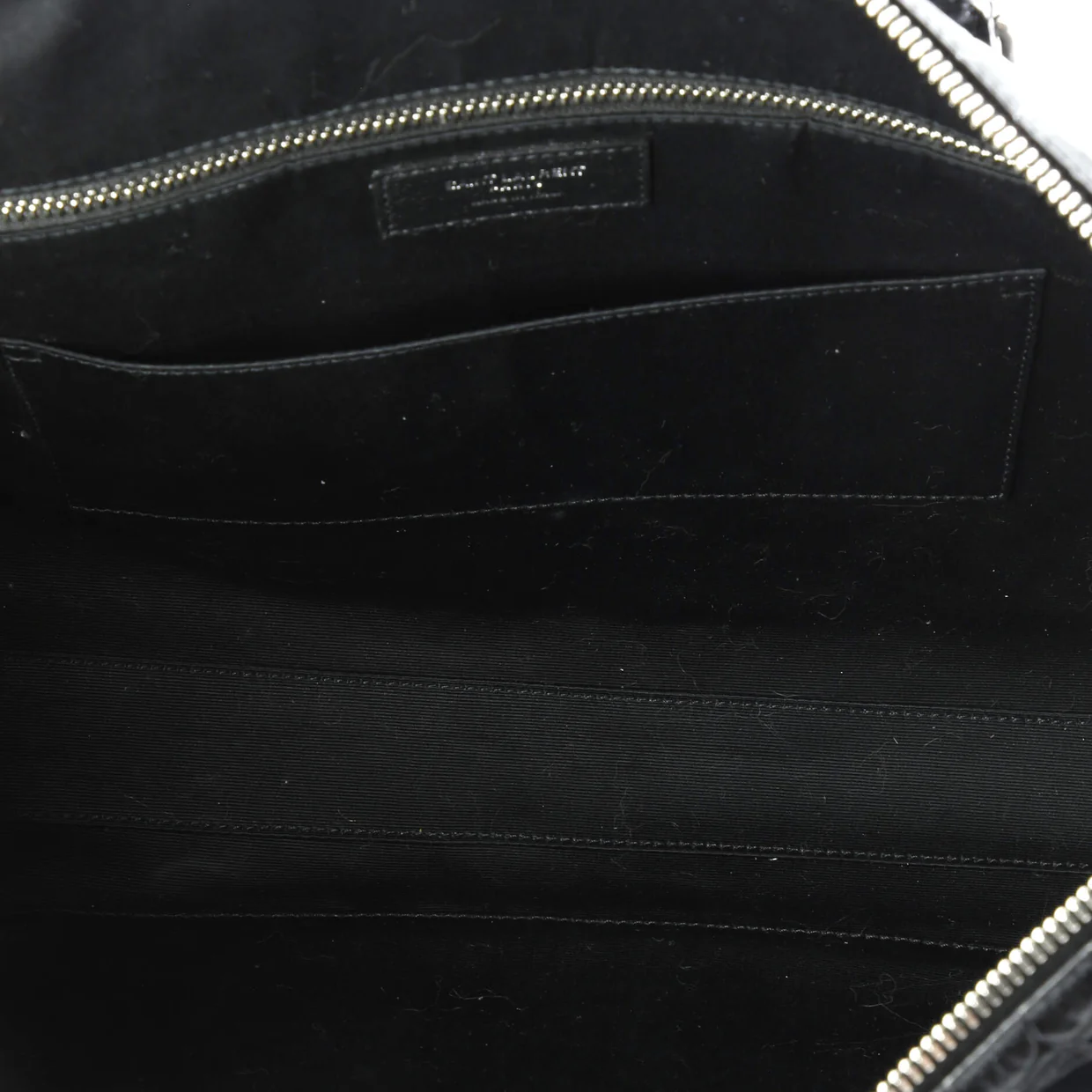 Duffle Briefcase Crocodile Embossed Leather - Deep Luxury