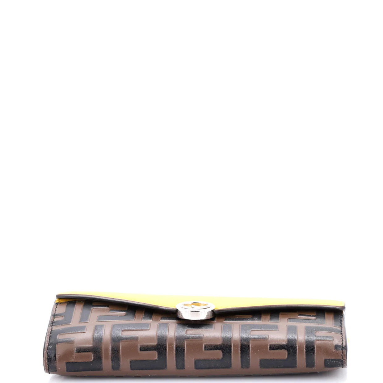 Continental Envelope Wallet Leather with Zucca Embossed Detail - Deep Luxury