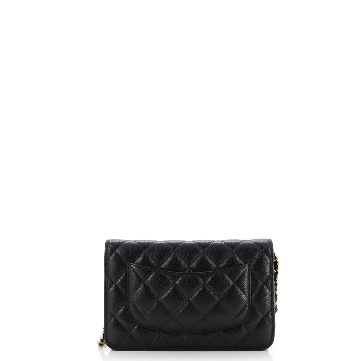 Wallet on Chain Quilted Caviar - Deep Luxury