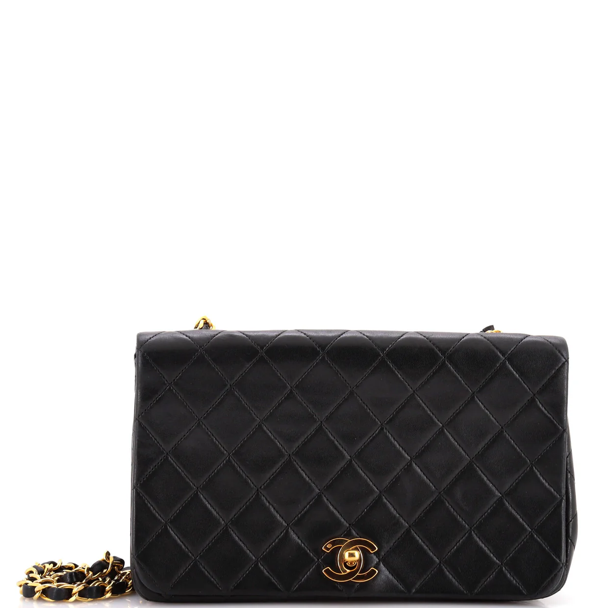 Vintage Full Flap Bag Quilted Lambskin Medium - Deep Luxury