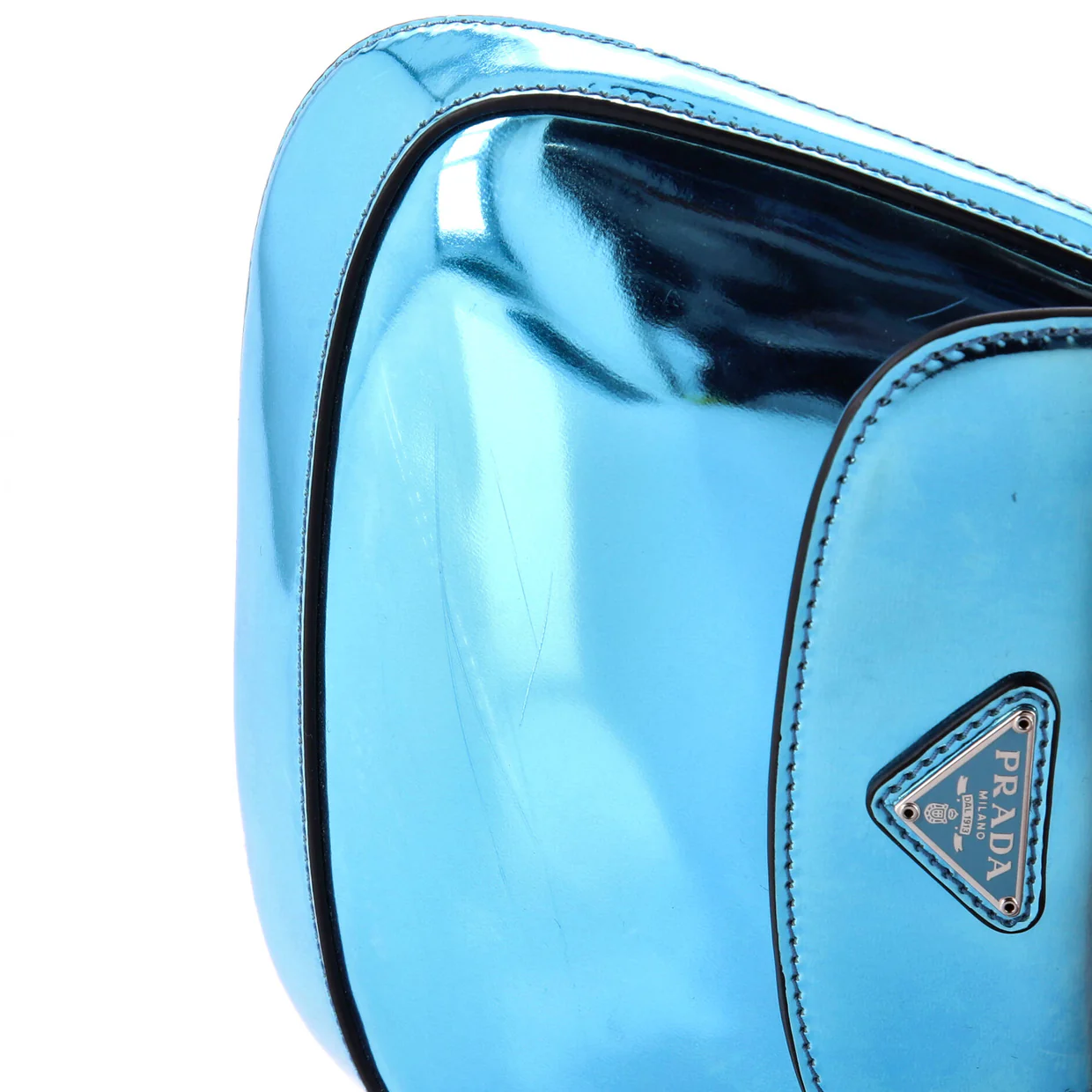 Cleo Flap Shoulder Bag Spazzolato Leather Mini - Deep Luxury