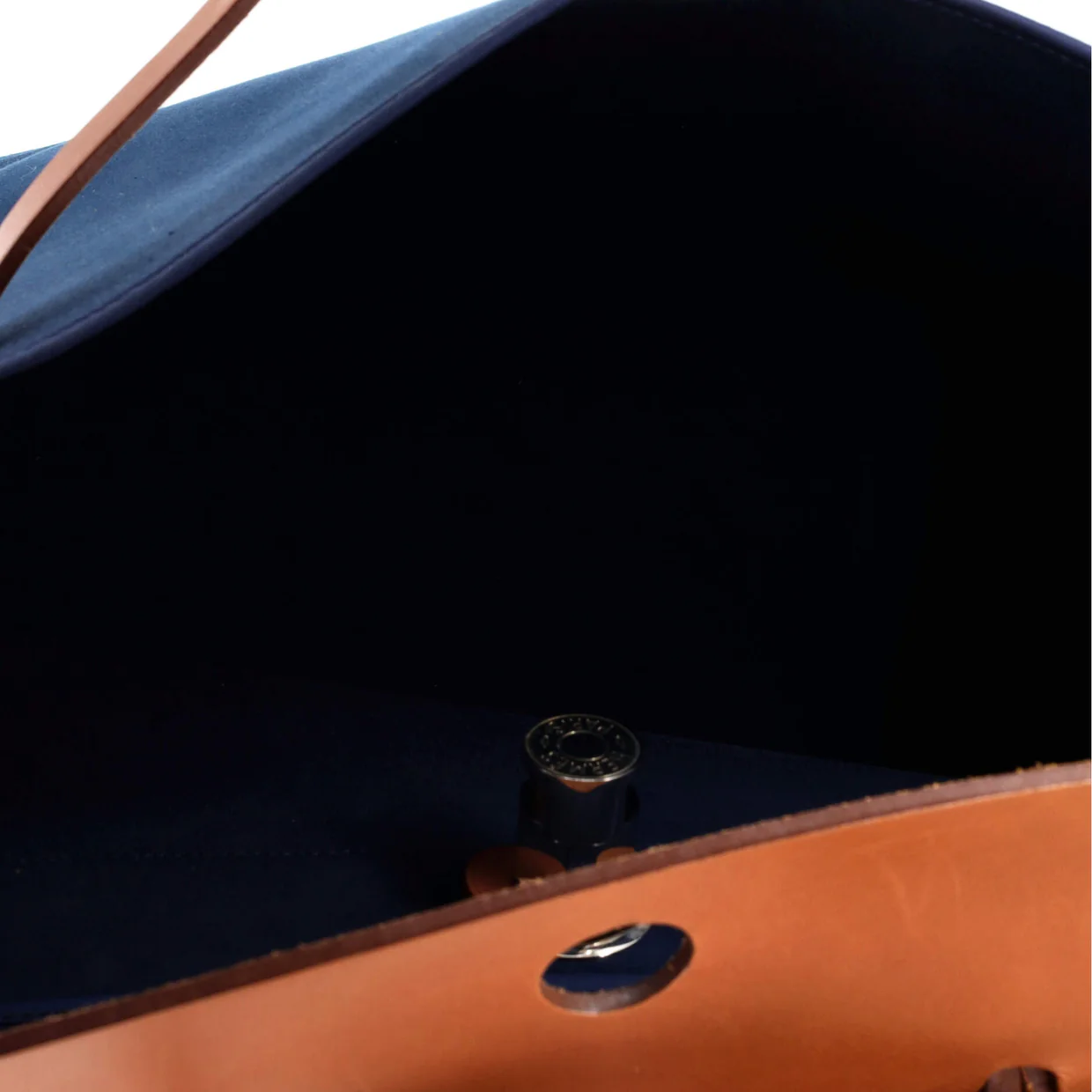 Herbag Zip Leather and Toile 39 - Deep Luxury