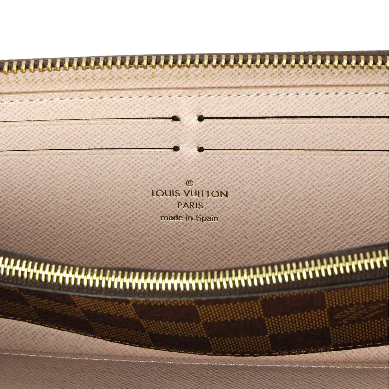 Clemence Wallet Damier - Deep Luxury