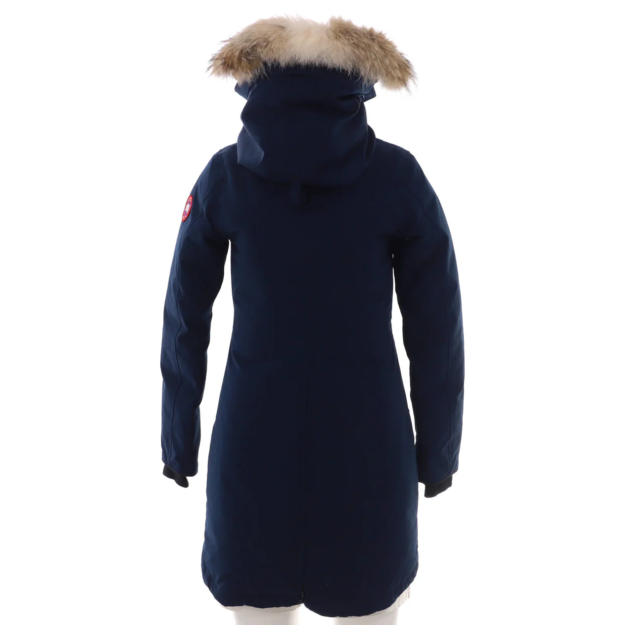 Women’s Rossclair Hooded Parka Polyester Blend with Down and Fur - Deep Luxury