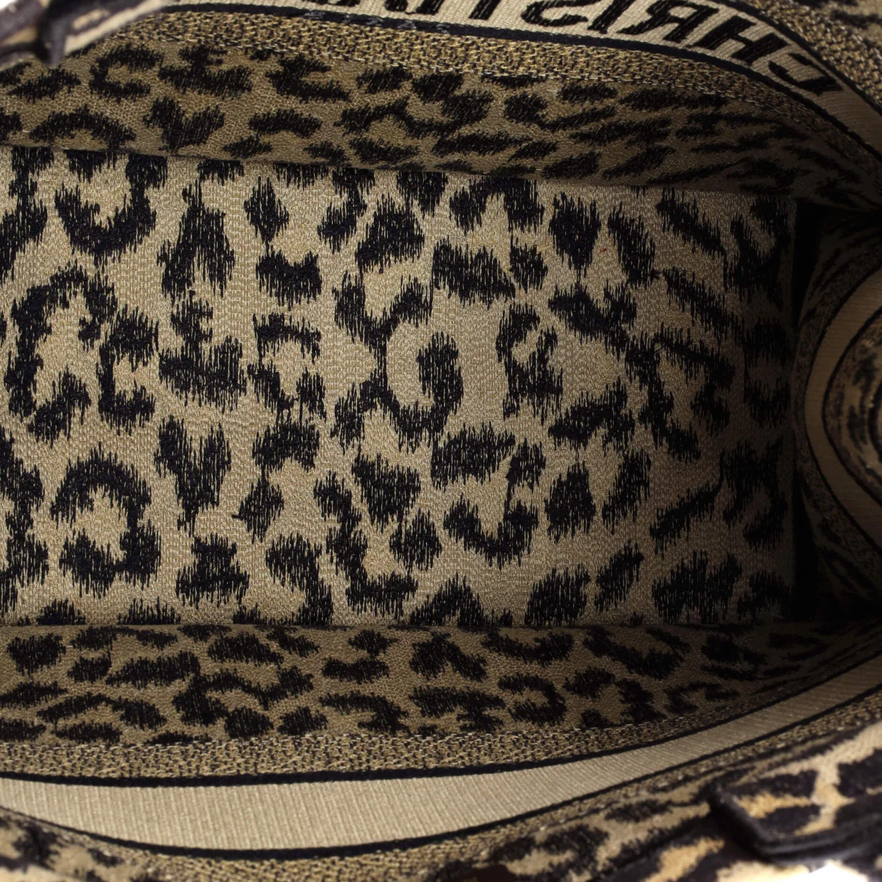 Book Tote Embroidered Canvas Medium - Deep Luxury