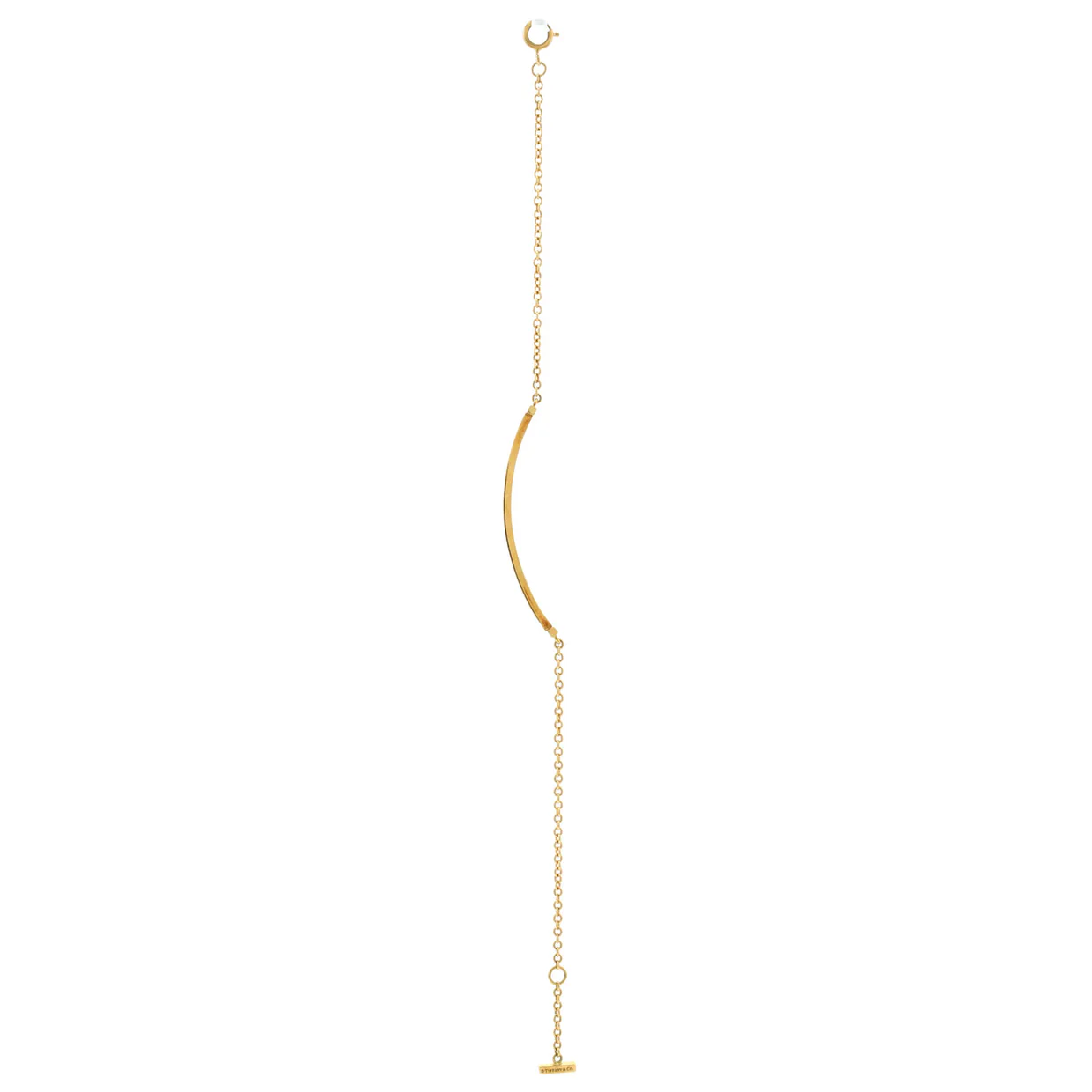 T Smile Chain Bracelet 18K Yellow Gold Medium - Deep Luxury