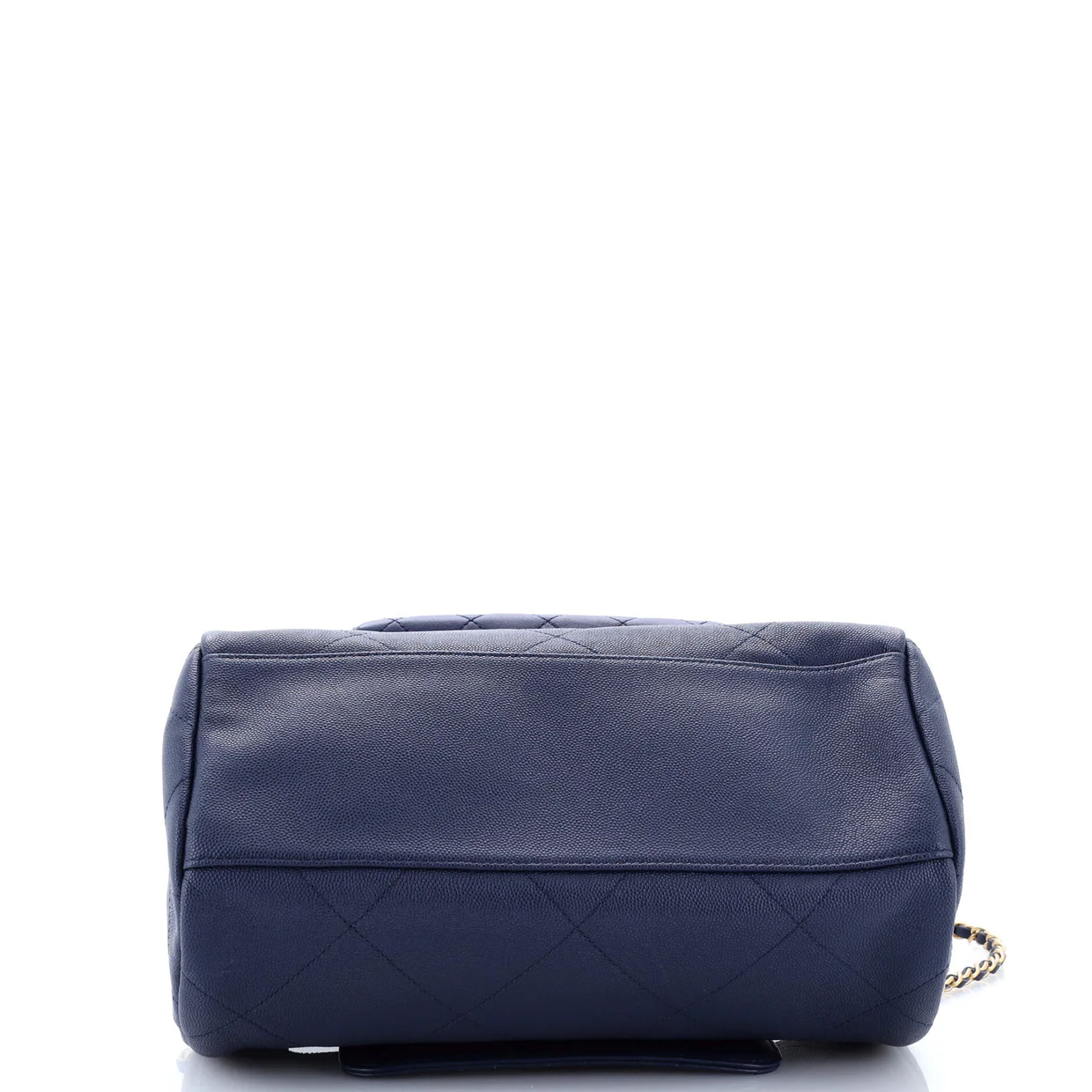 In The Loop Bowling Bag Quilted Caviar and Lambskin Small - Deep Luxury