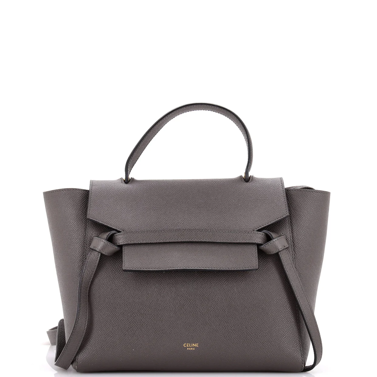 Belt Bag Textured Leather Micro - Deep Luxury