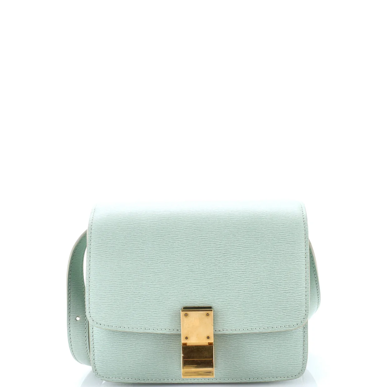 Classic Box Bag Grainy Leather Small - Deep Luxury