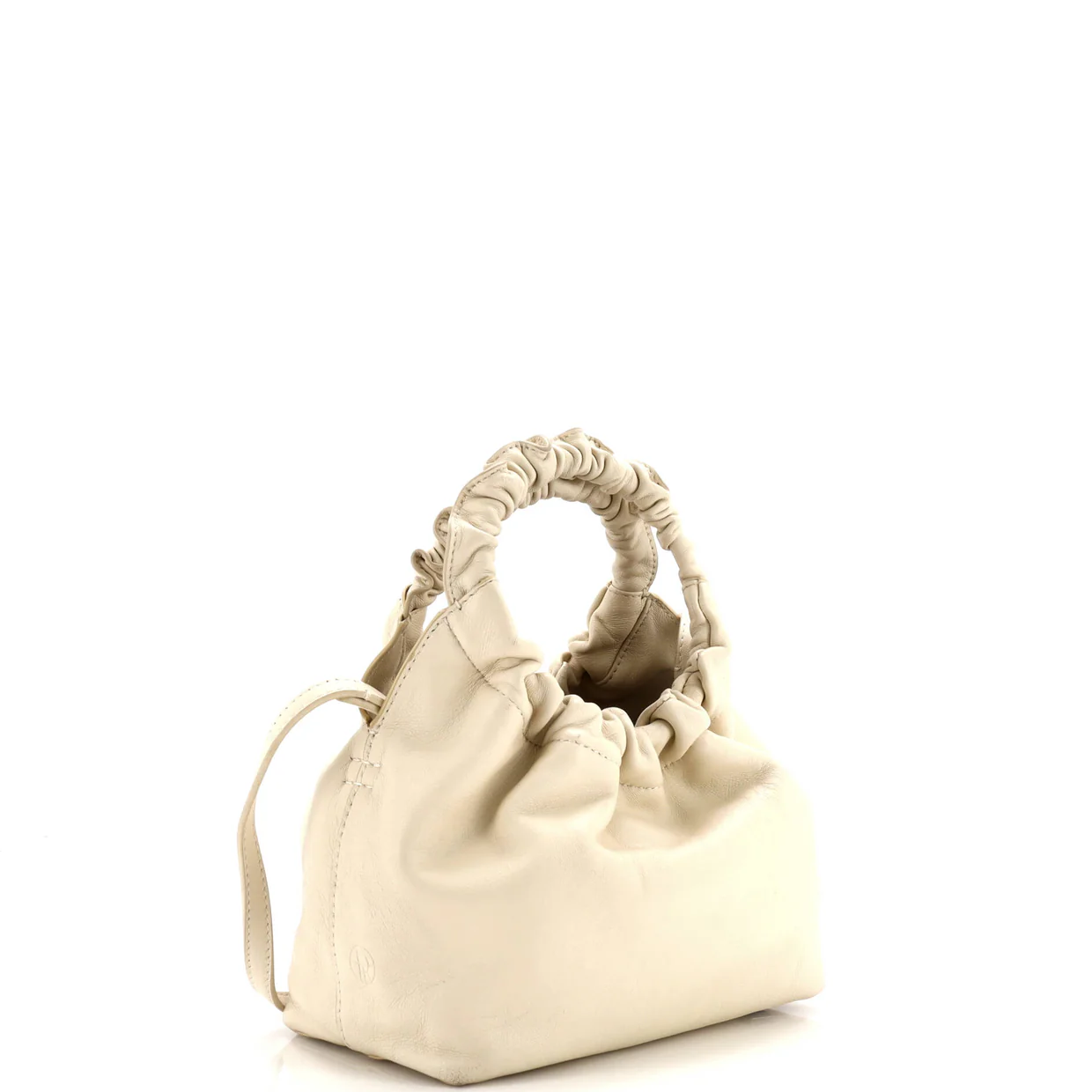 Double Circle Bag Leather Small - Deep Luxury