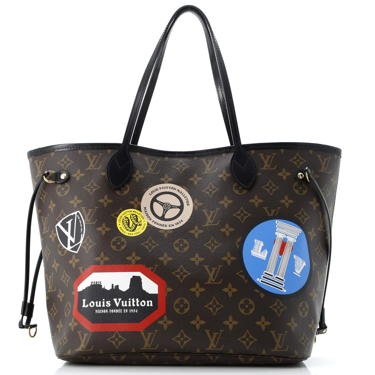 Neverfull NM Tote Limited Edition World Tour Monogram Canvas MM - Deep Luxury