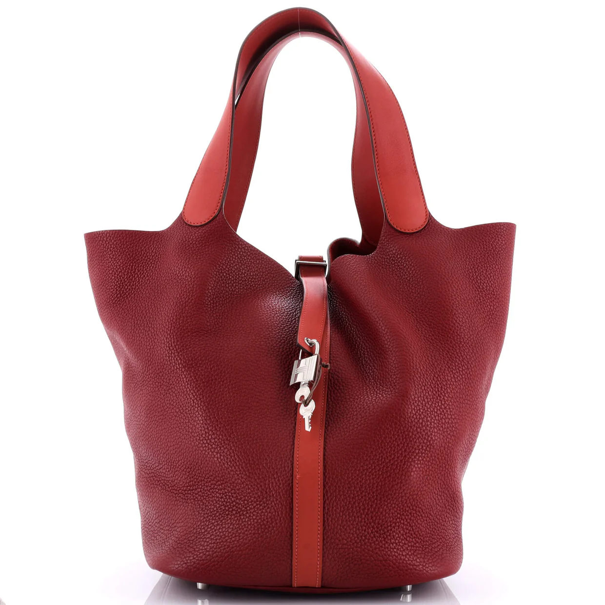 Bicolor Picotin Lock Bag Clemence with Swift TGM - Deep Luxury