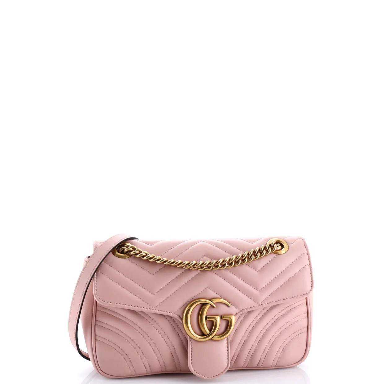 GG Marmont Flap Bag Matelasse Leather Small - Deep Luxury