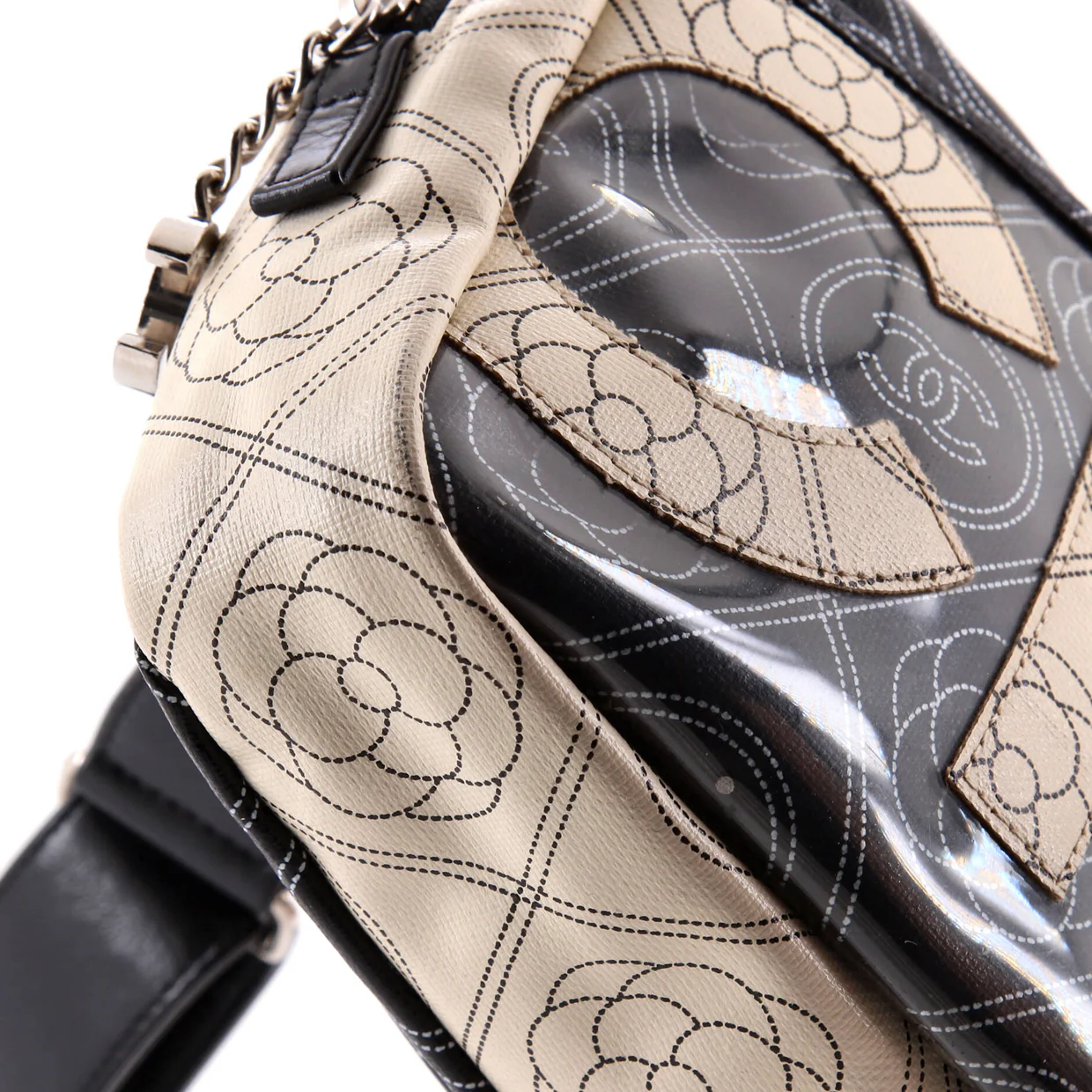 Logo Camera Bag Printed Coated Canvas Medium - Deep Luxury