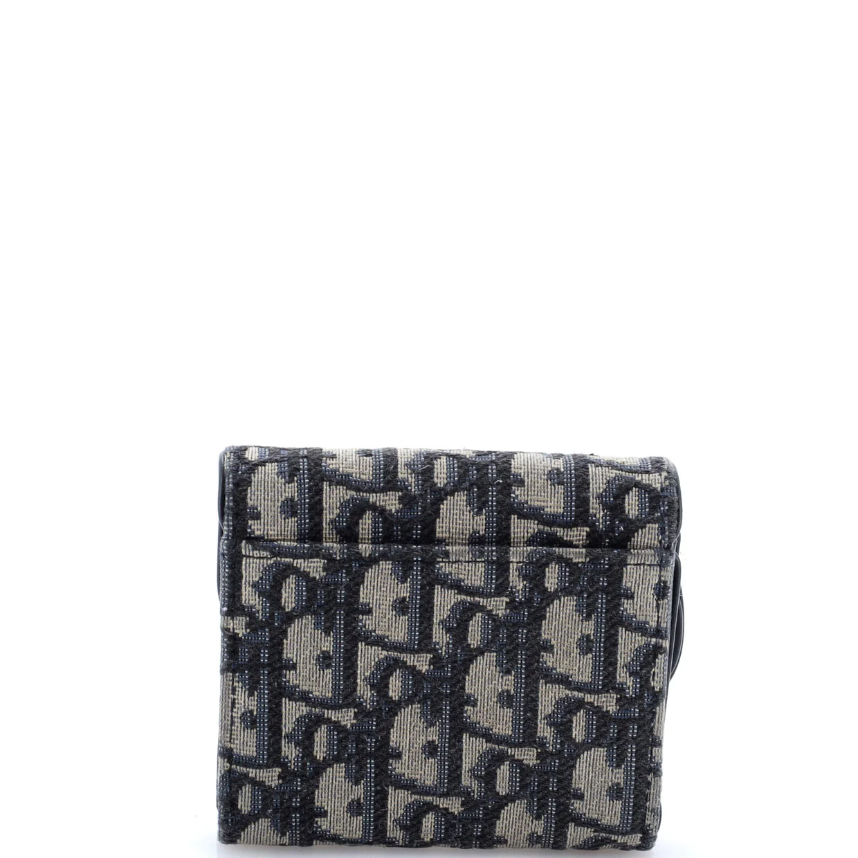 Saddle Flap Wallet Oblique Canvas Mini - Deep Luxury