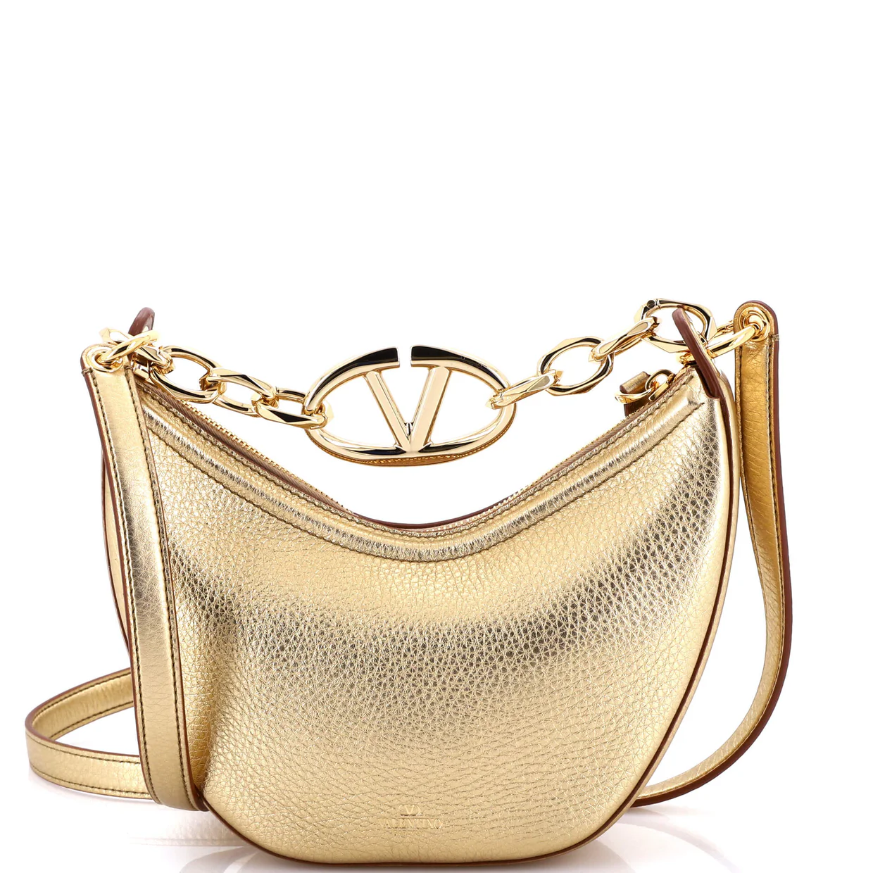 Vlogo Moon Hobo Leather Mini - Deep Luxury