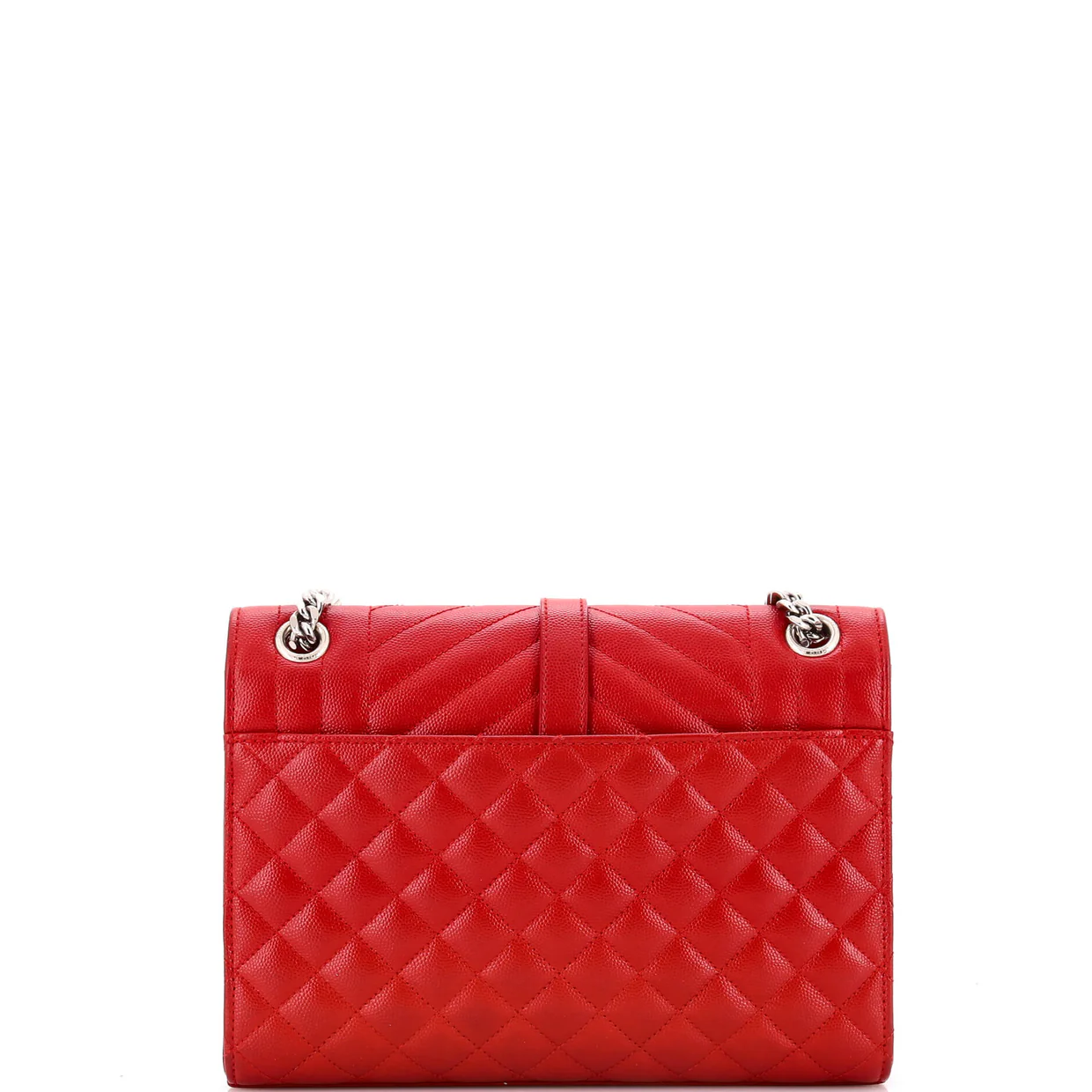 Classic Monogram Envelope Satchel Mixed Matelasse Leather Medium - Deep Luxury