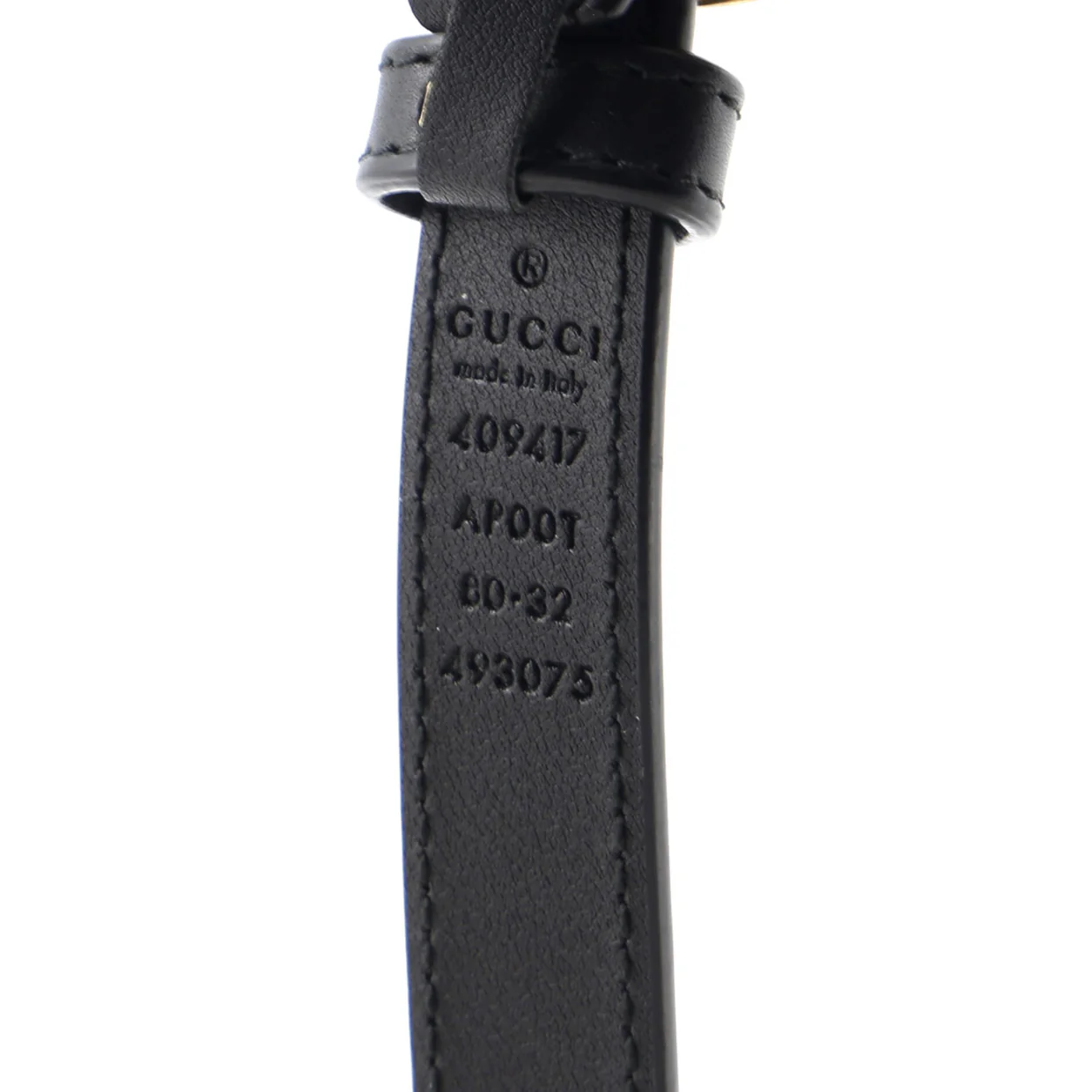 GG Marmont Belt Leather Thin 55 - Deep Luxury