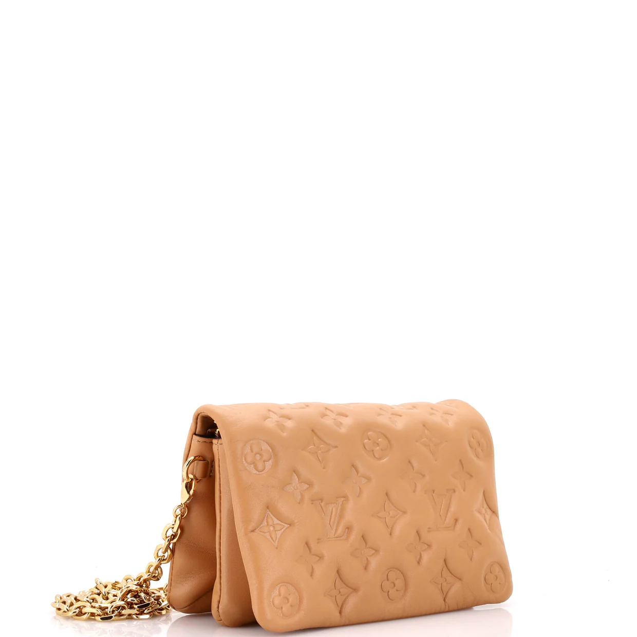 Coussin Pochette Monogram Embossed Lambskin - Deep Luxury