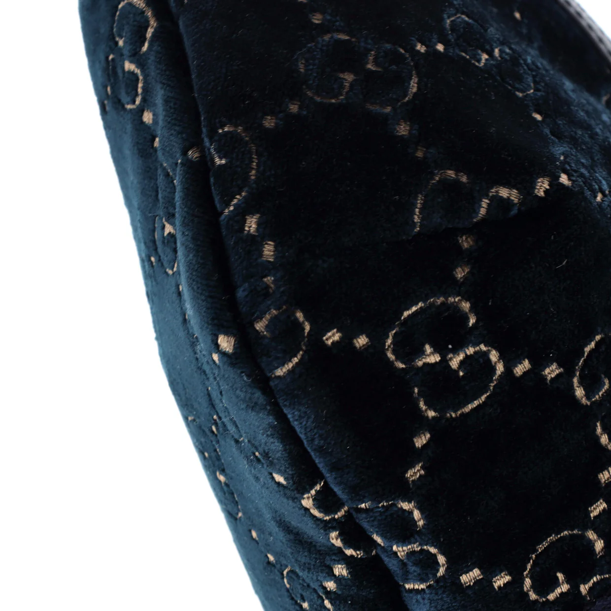 Ophidia Zip Belt Bag GG Velvet - Deep Luxury