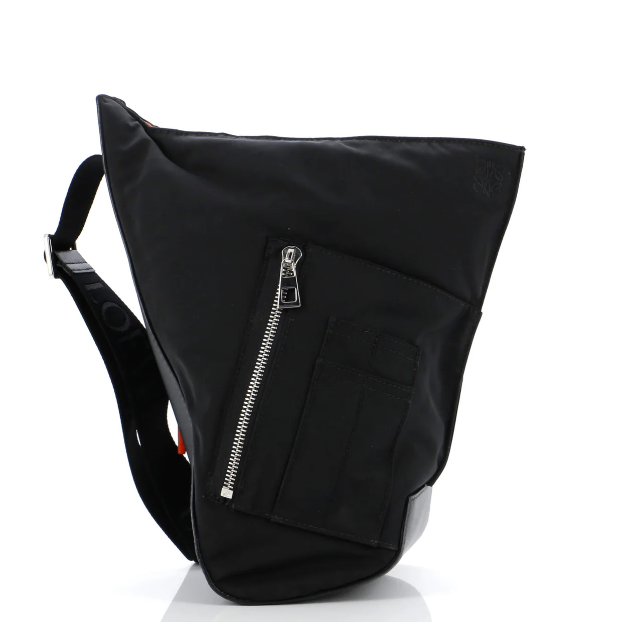 Anton Sling Bag Nylon and Leather Small - Deep Luxury