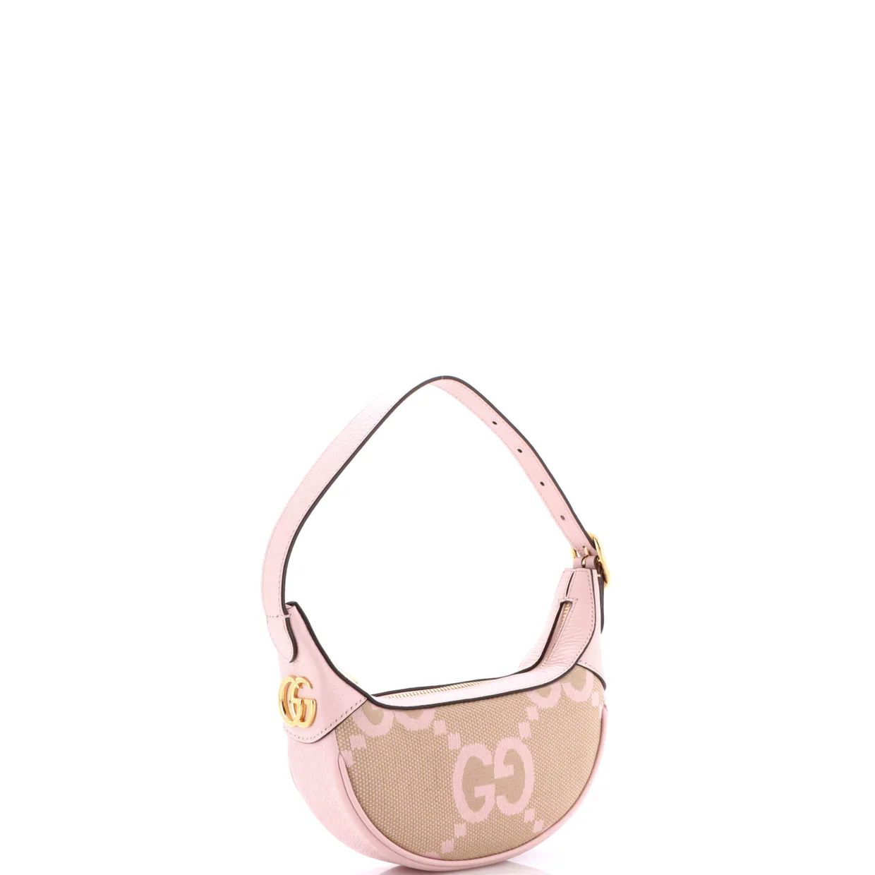 Ophidia Half Moon Bag Jumbo GG Canvas Mini - Deep Luxury