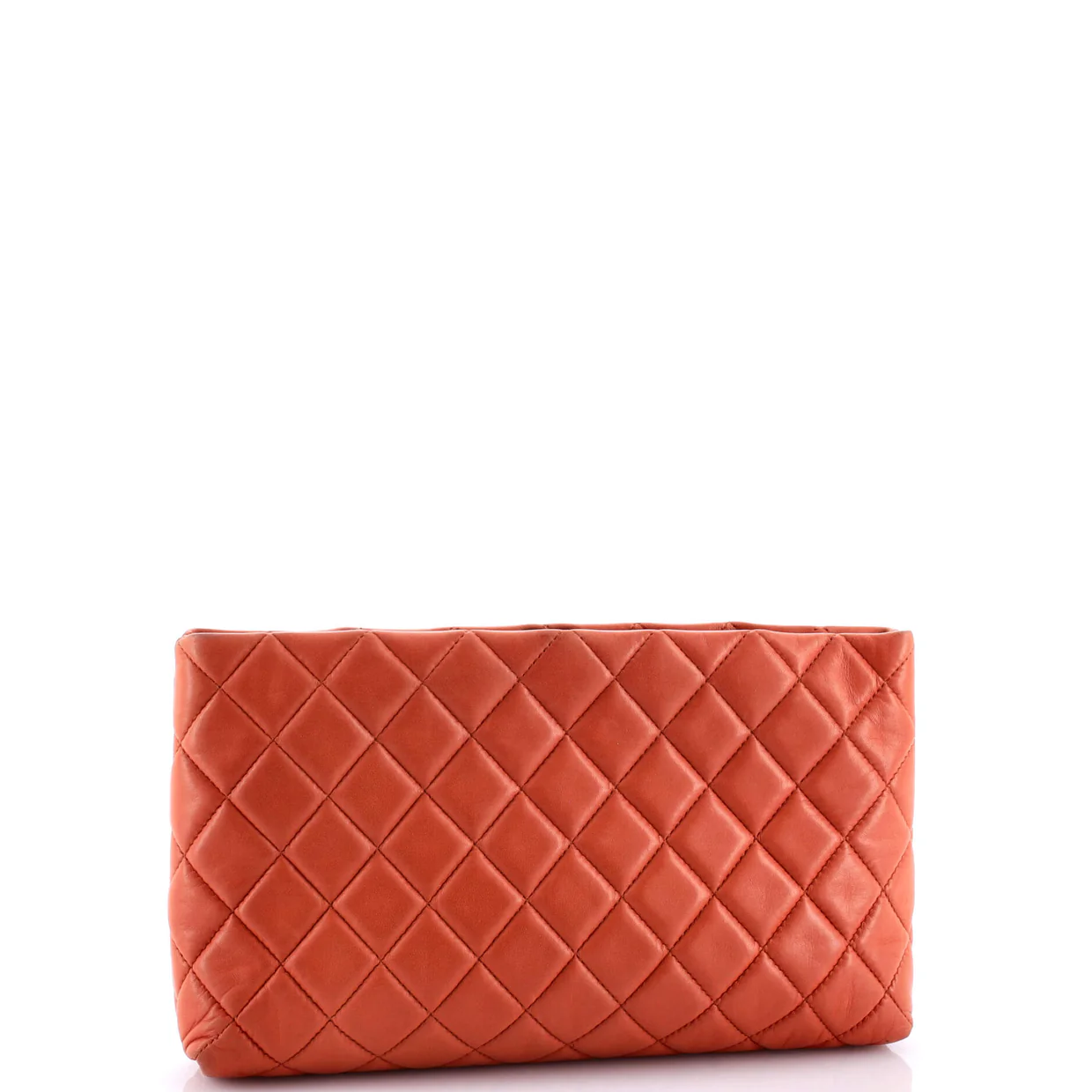 Square Timeless Clutch Quilted Lambskin - Deep Luxury