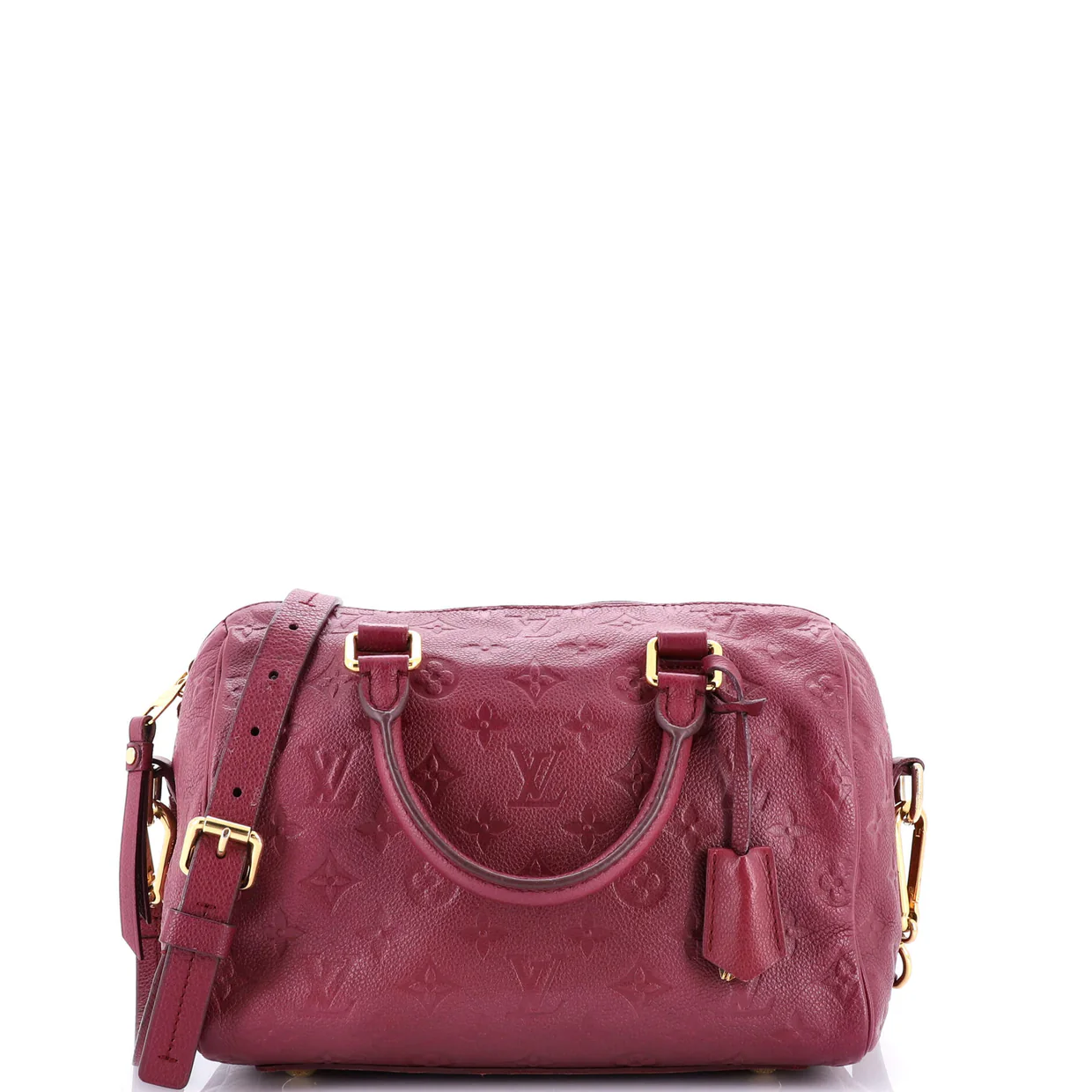 Speedy Bandouliere Bag Monogram Empreinte Leather 25 - Deep Luxury