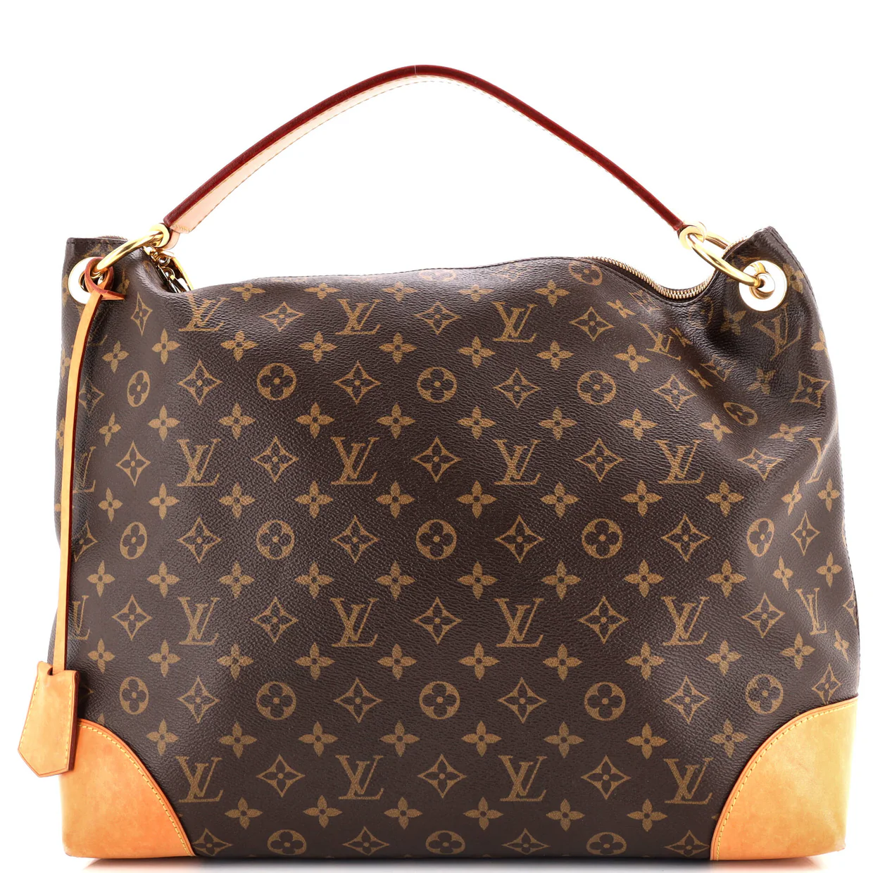 Berri Handbag Monogram Canvas MM - Deep Luxury