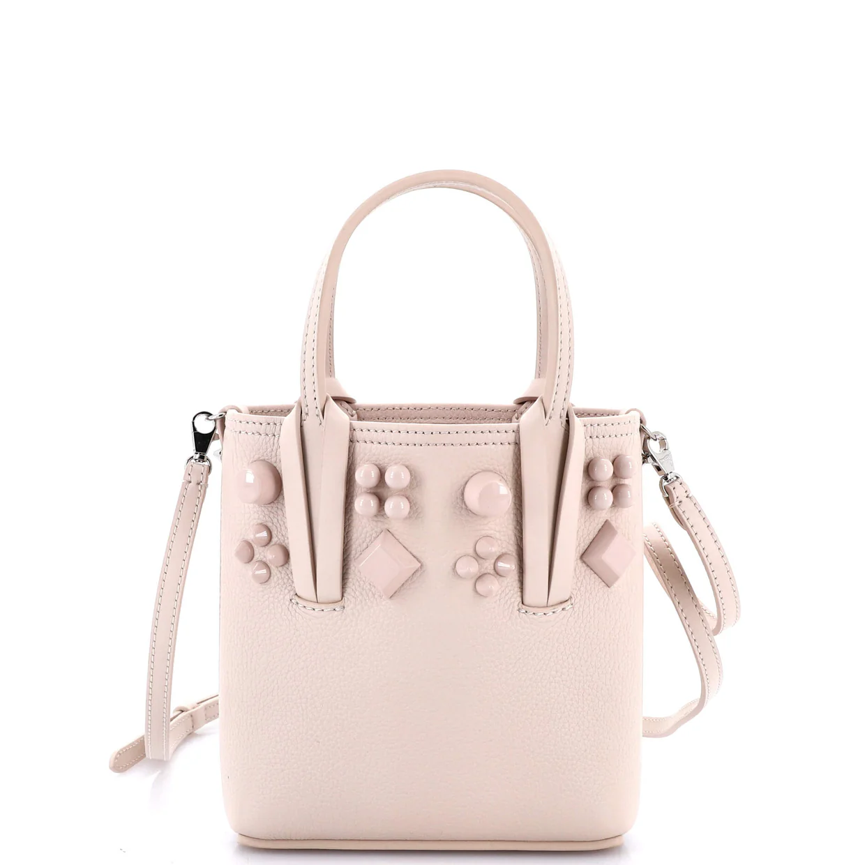 Cabata Tote Studded Leather Mini - Deep Luxury