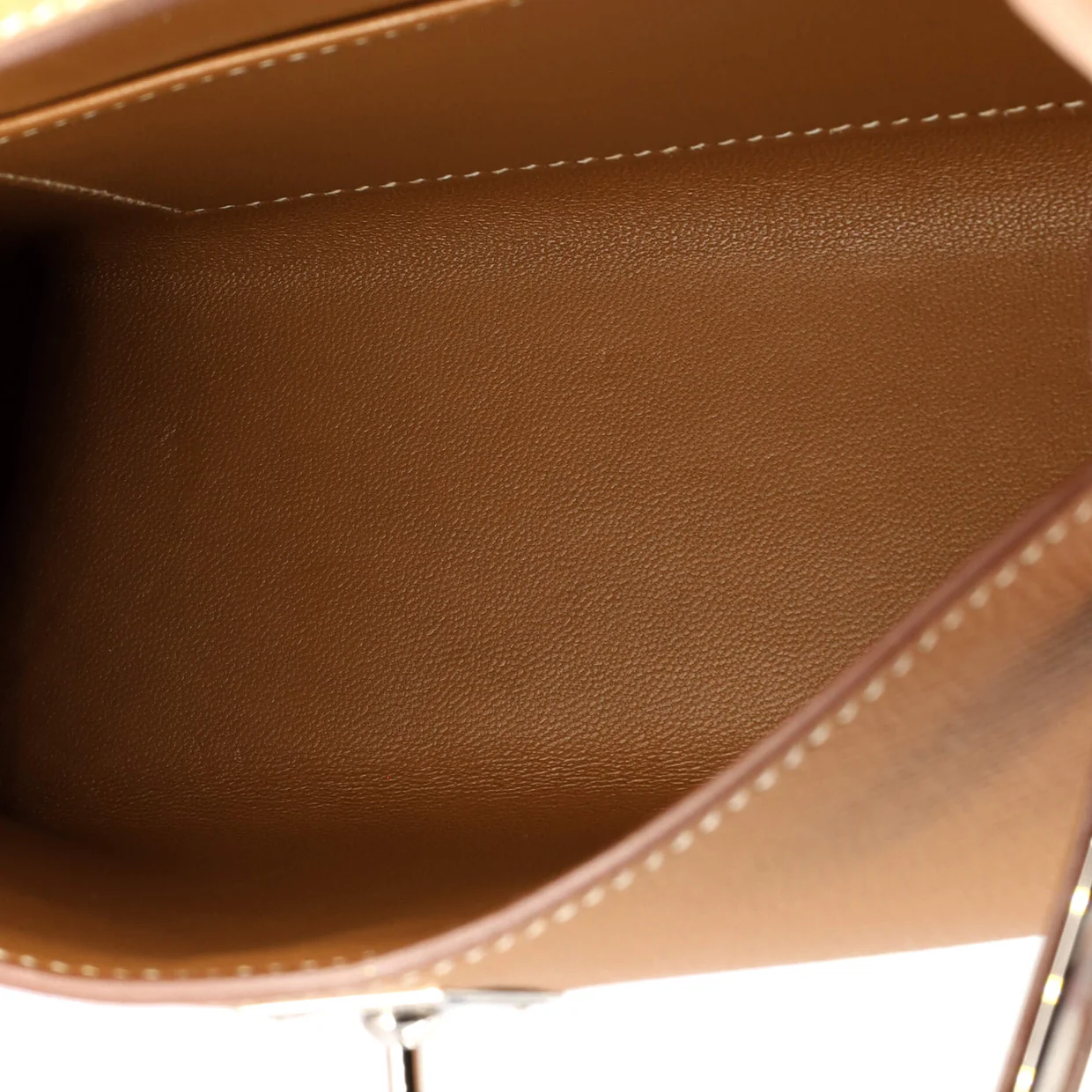 Kelly Mini II Bag Gold Epsom with Palladium Hardware 20 - Deep Luxury