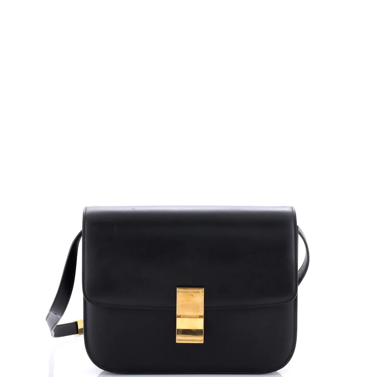 Classic Box Bag Smooth Leather Medium - Deep Luxury