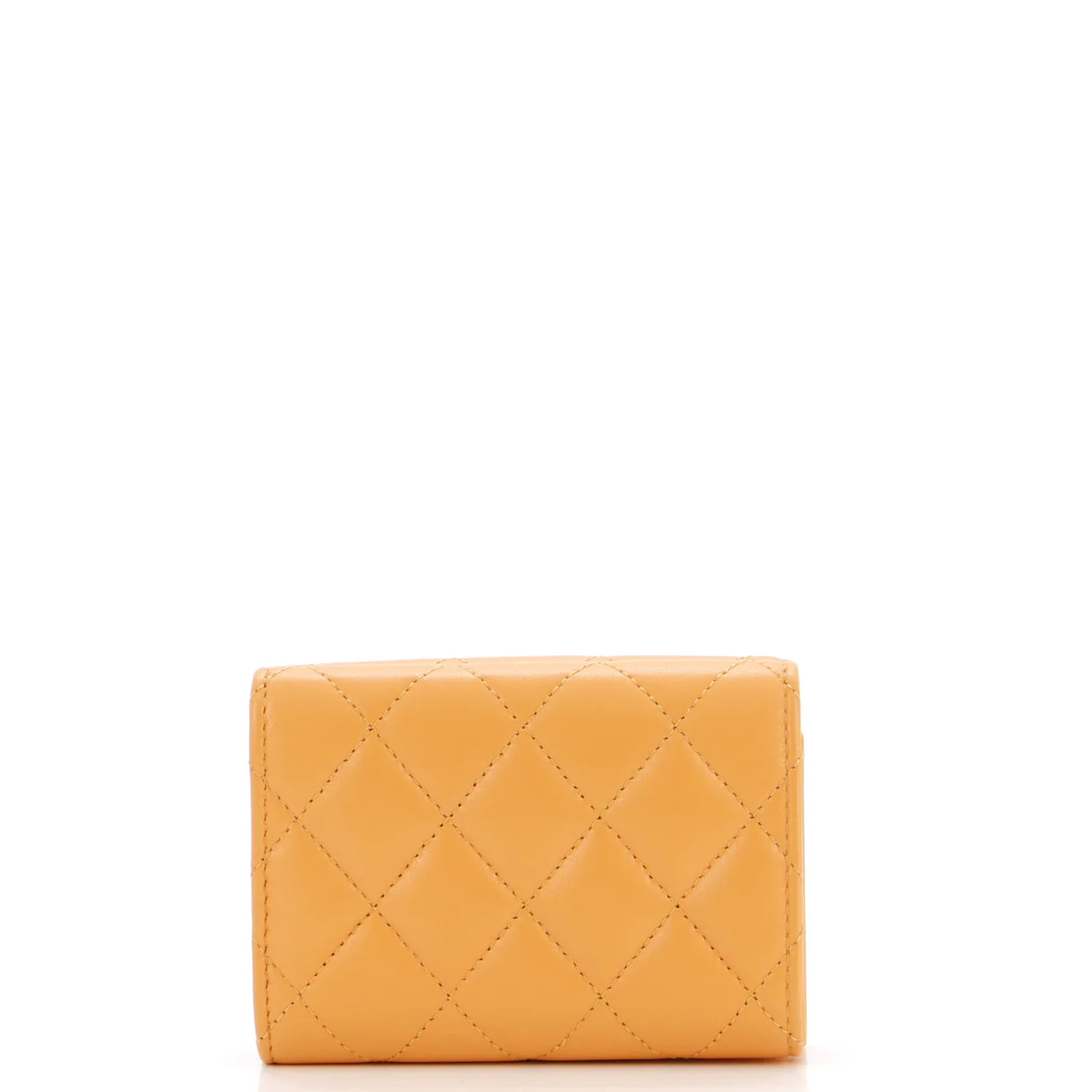 CC Stars Trifold Flap Wallet Quilted Lambskin Small - Deep Luxury