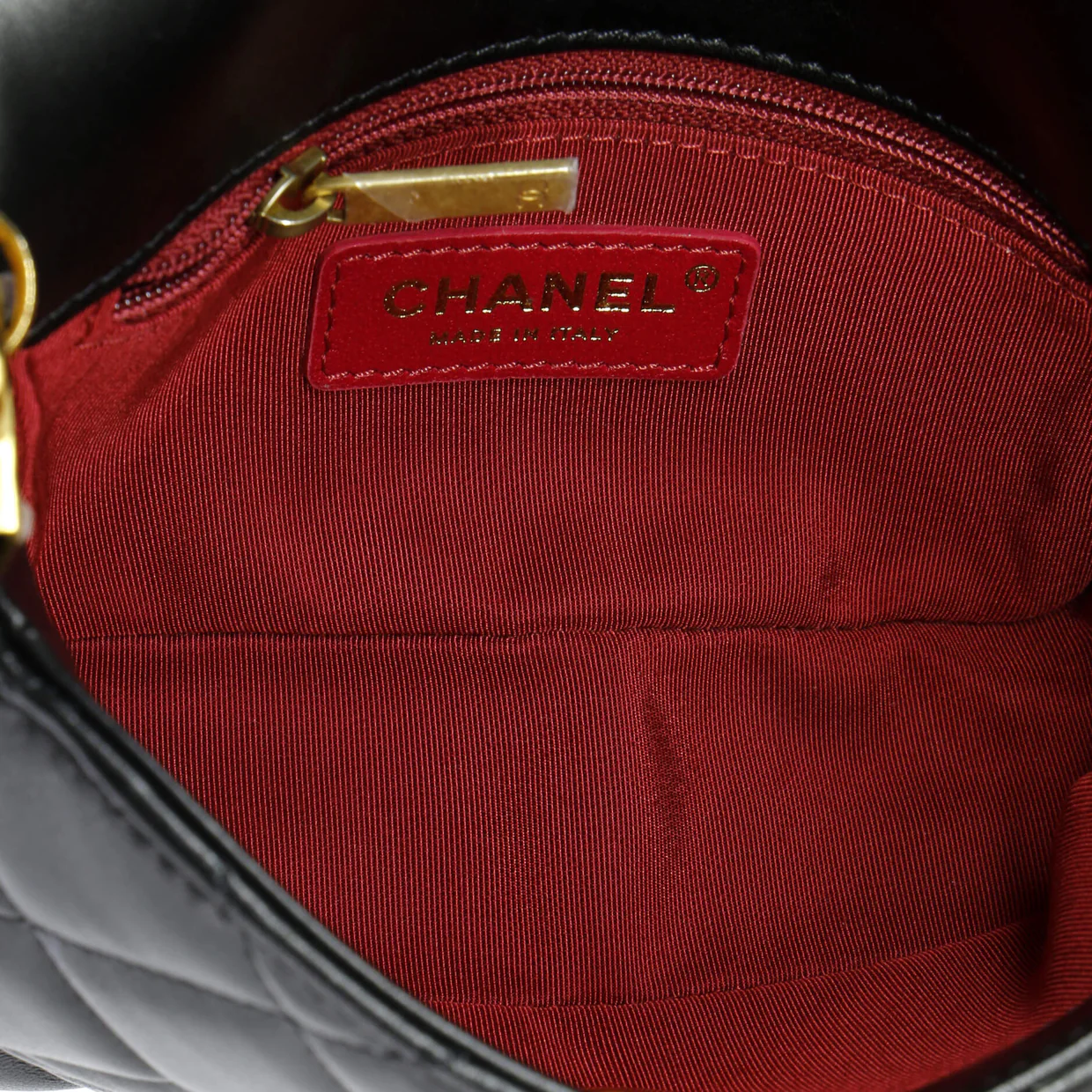 CC Coin Chain Flap Bag Quilted Lambskin Small - Deep Luxury