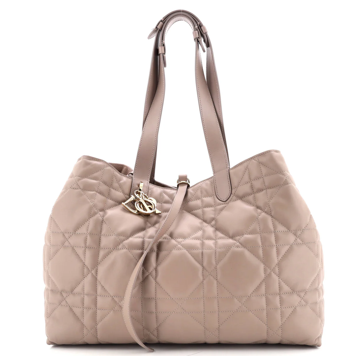 Toujours Tote Bag Macrocannage Quilt Calfskin Large - Deep Luxury