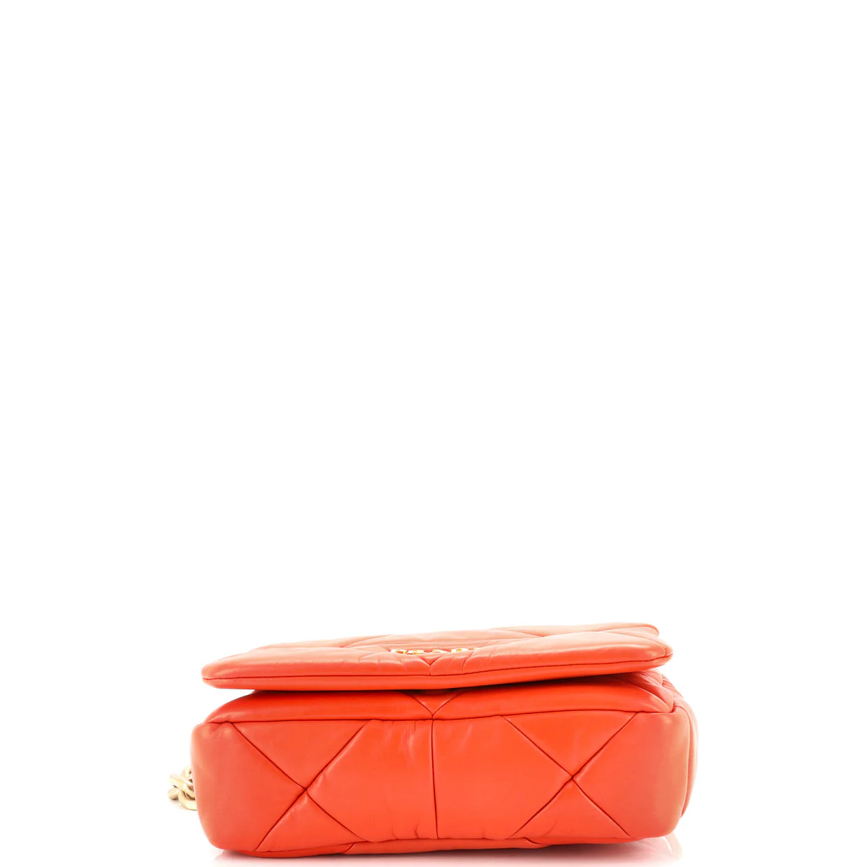 System Flap Shoulder Bag Quilted Nappa Leather Medium - Deep Luxury